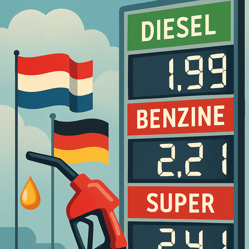 Waarom is benzine in Nederland duurder dan in Duitsland?