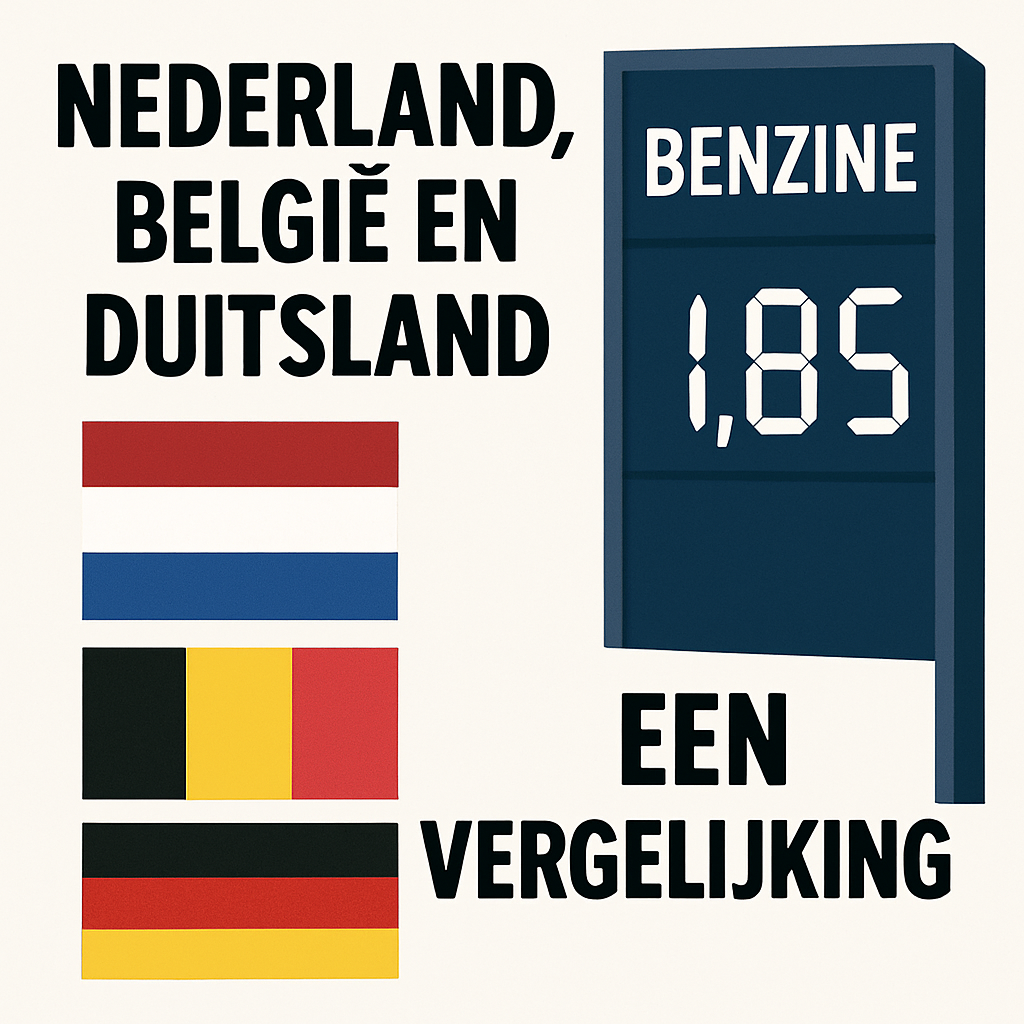 Benzineprijs in Nederland, België en Duitsland: een vergelijking