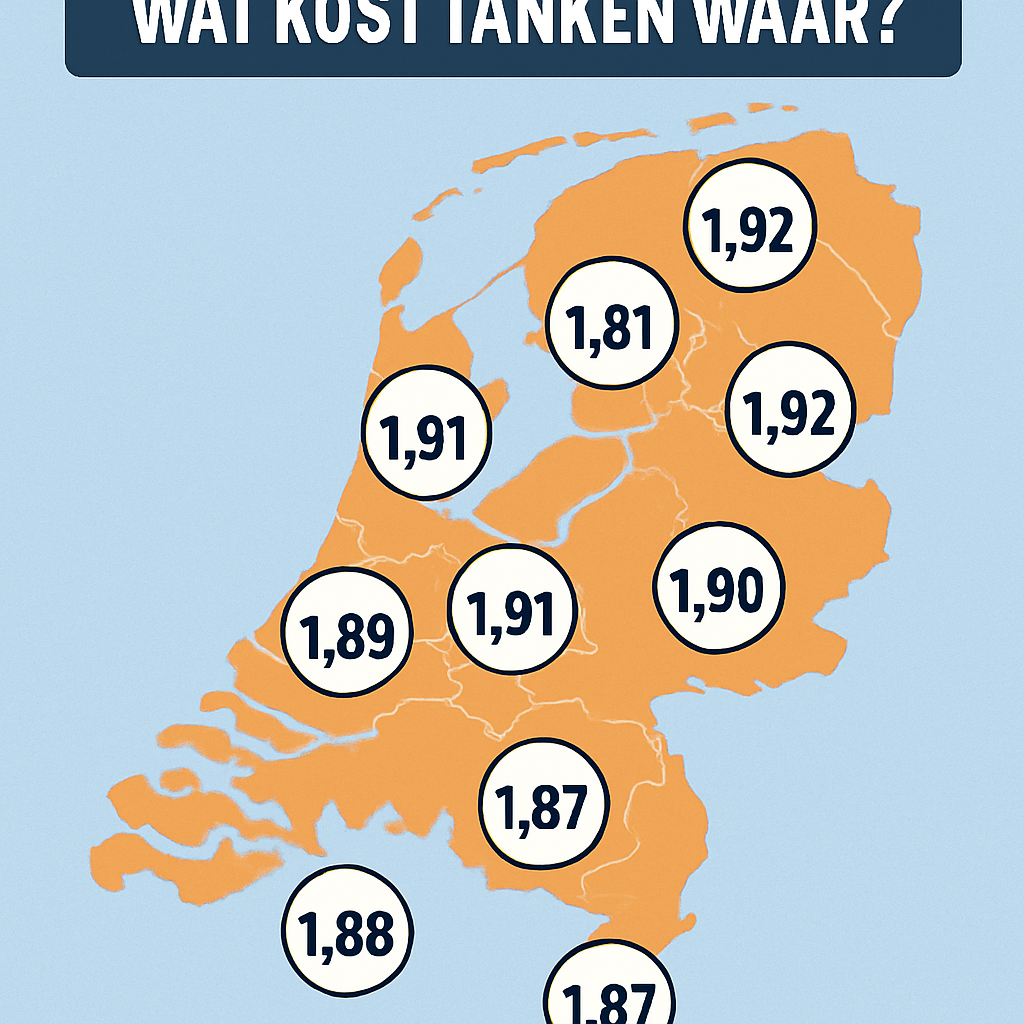 Benzineprijs per provincie vergeleken: wat kost tanken waar?