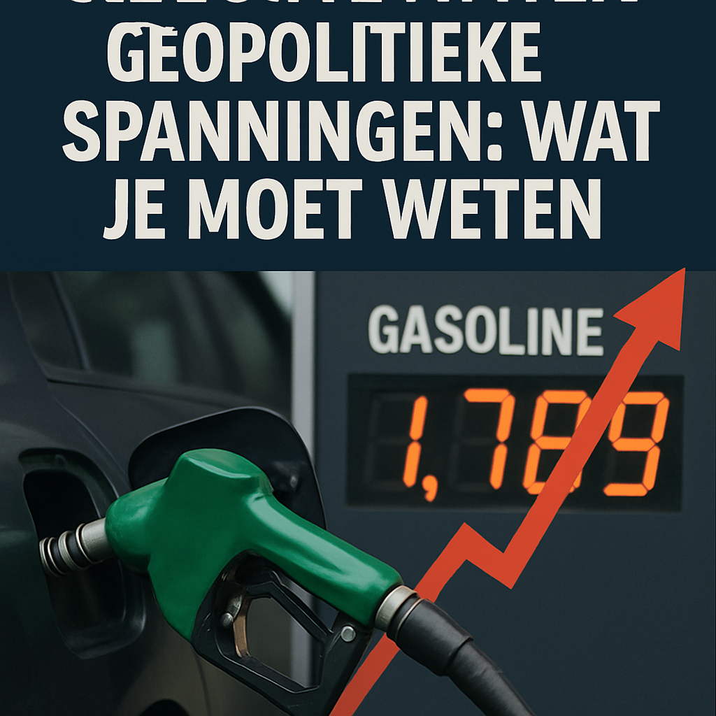 Benzineprijzen tijdens geopolitieke spanningen: wat je moet weten