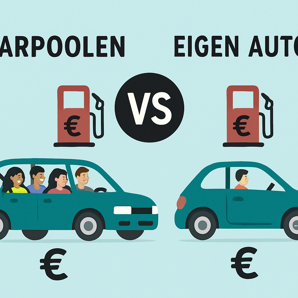 Carpoolen vs eigen auto: een kostenvergelijking