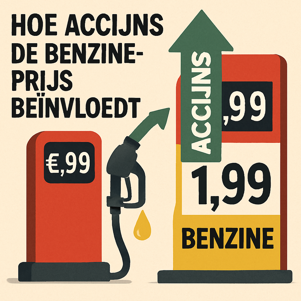 Hoe accijns de benzineprijs beïnvloedt