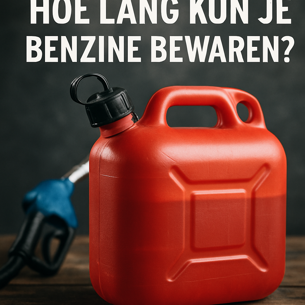 Hoe lang kun je benzine bewaren?