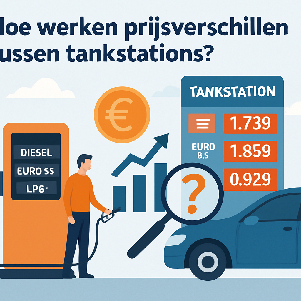 Hoe werken prijsverschillen tussen tankstations?