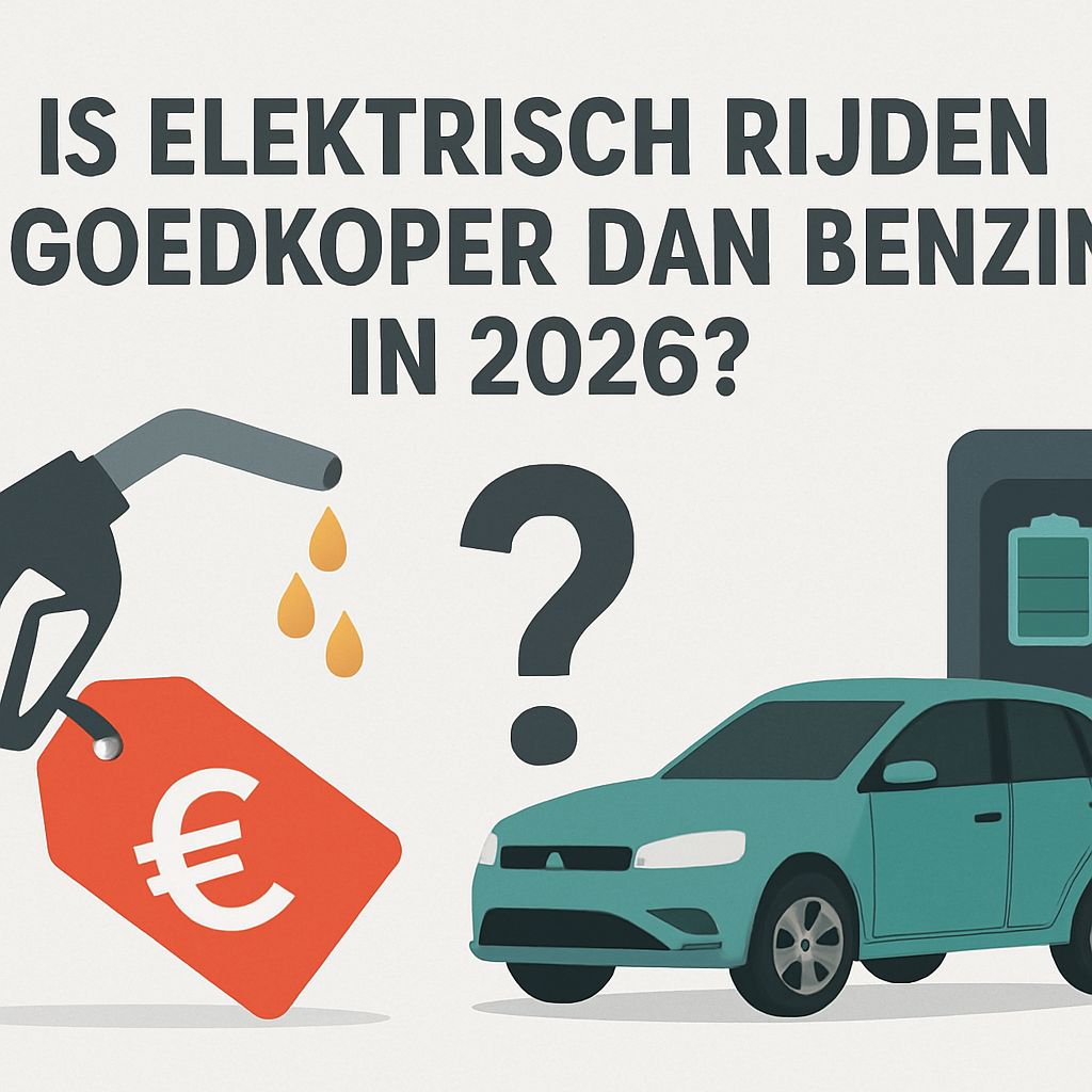 Is elektrisch rijden goedkoper dan benzine in 2026?