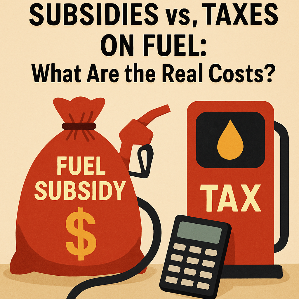 Subsidies versus belasting op brandstof: wat zijn de echte kosten?