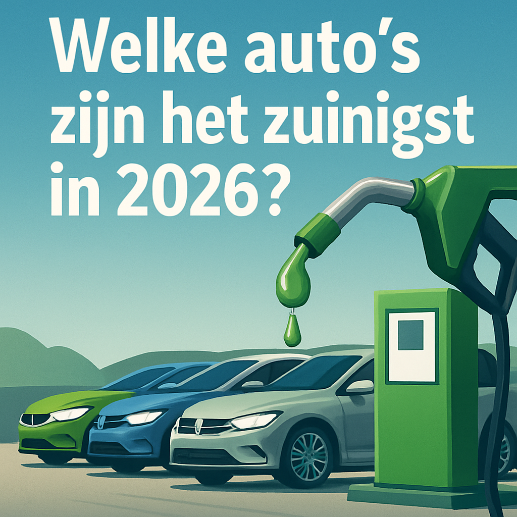 Welke auto's zijn het zuinigst in 2026?