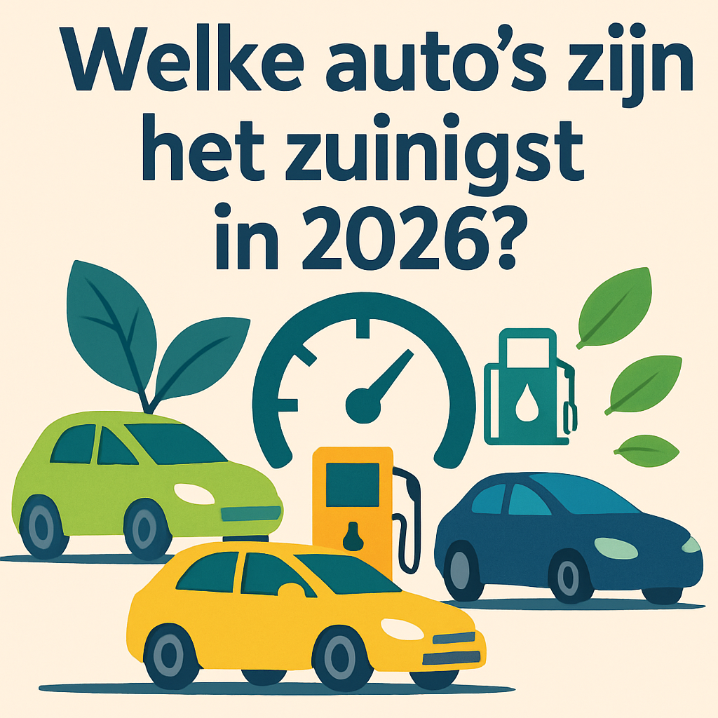 Welke auto's zijn het zuinigst in 2026?